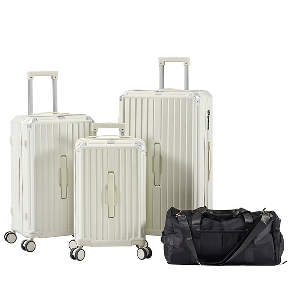 4-Piece Luggage Set Travel Bag - White_0