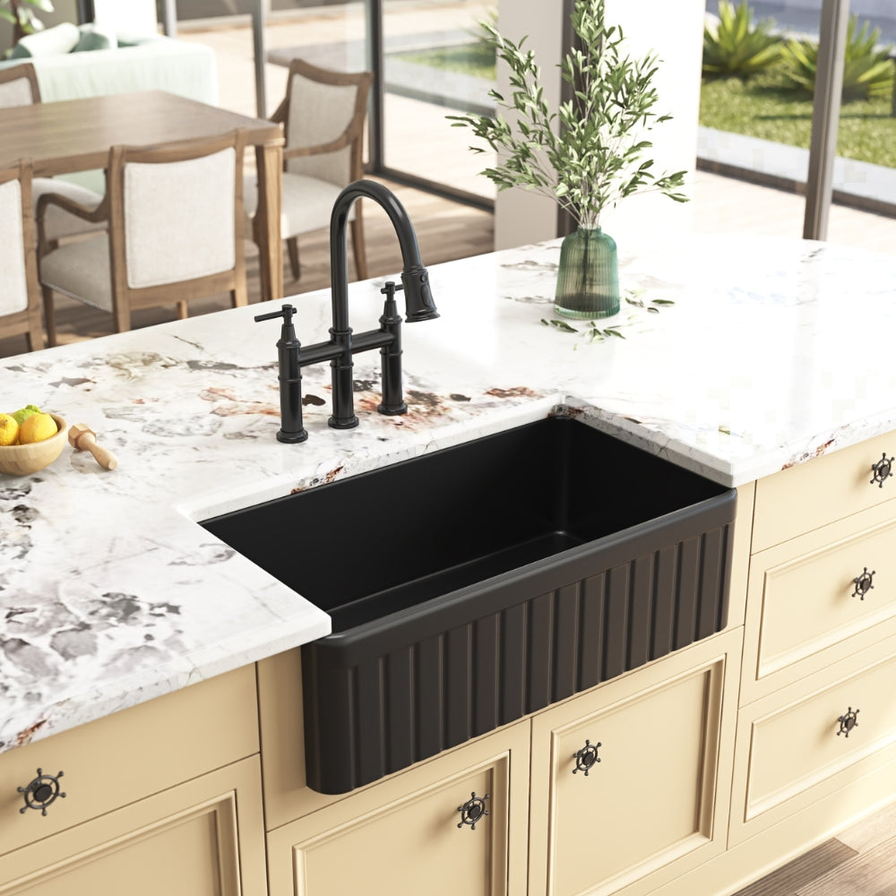 White 30-Inch Deep Undermount Farmhouse Kitchen Sink_8