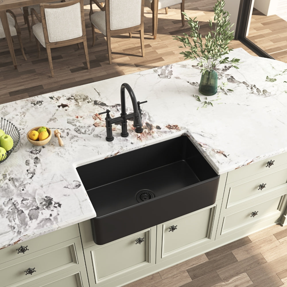 White 30-Inch Deep Undermount Farmhouse Kitchen Sink_4