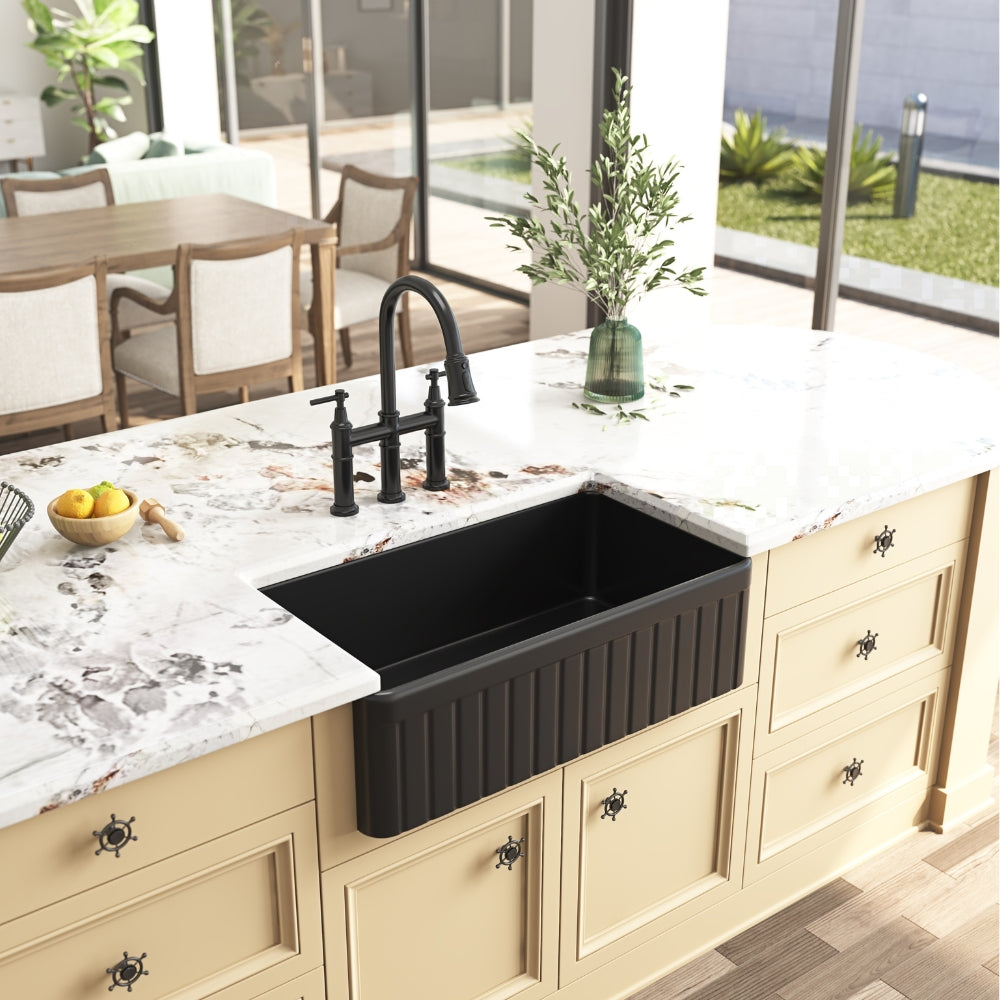 White 30-Inch Deep Undermount Farmhouse Kitchen Sink_5