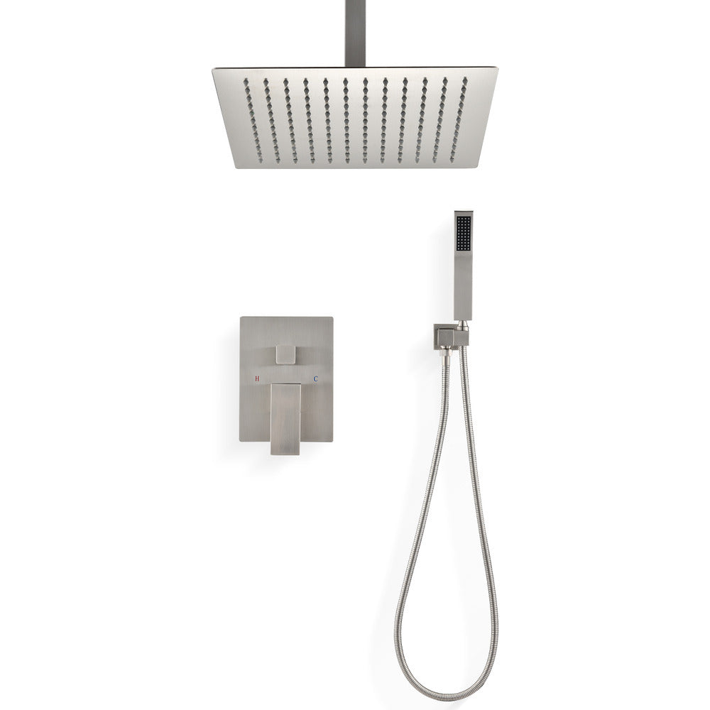 Ceiling Shower System Handheld & 12" Head_0