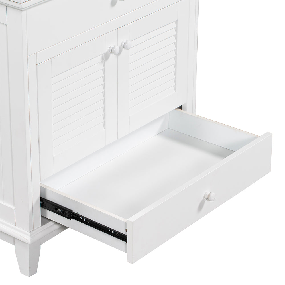 Bathroom Vanity Base - White_7