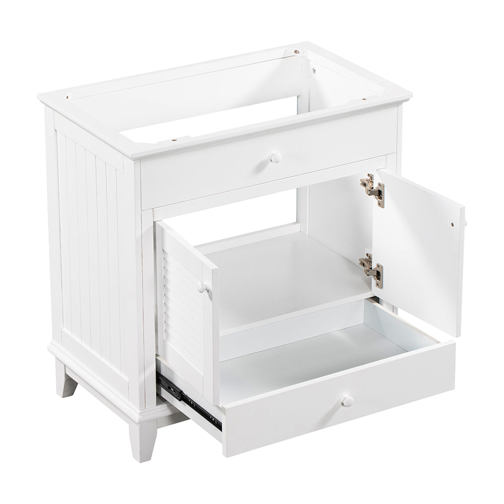 Bathroom Vanity Base - White_6