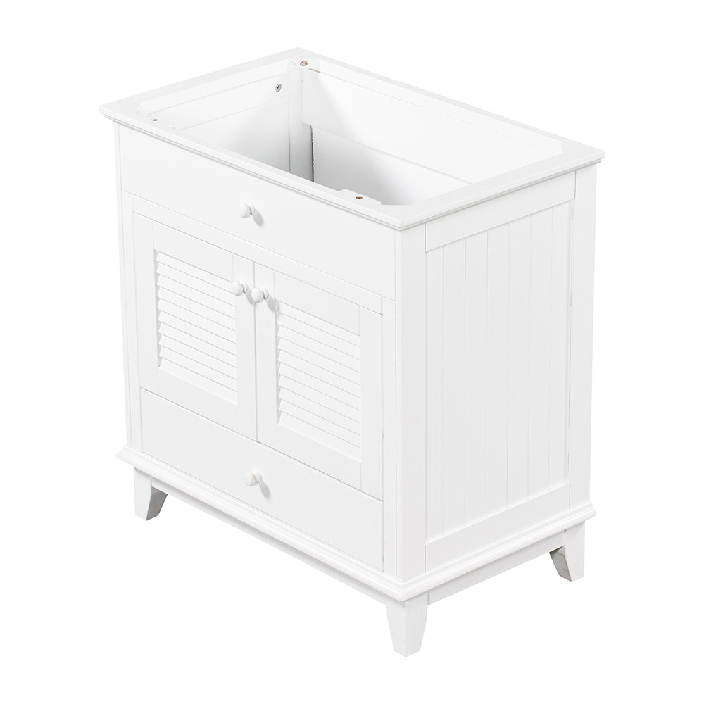 Bathroom Vanity Base - White_5