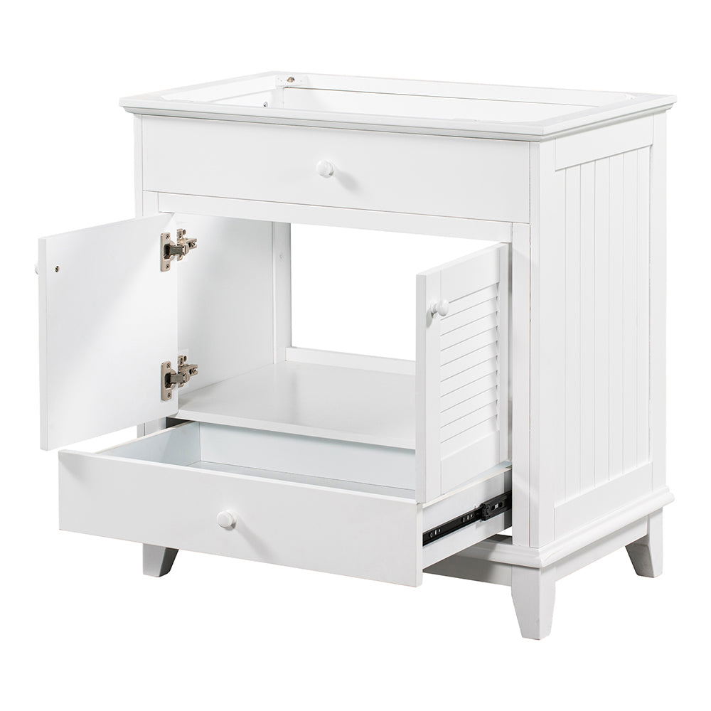 Bathroom Vanity Base - White_1