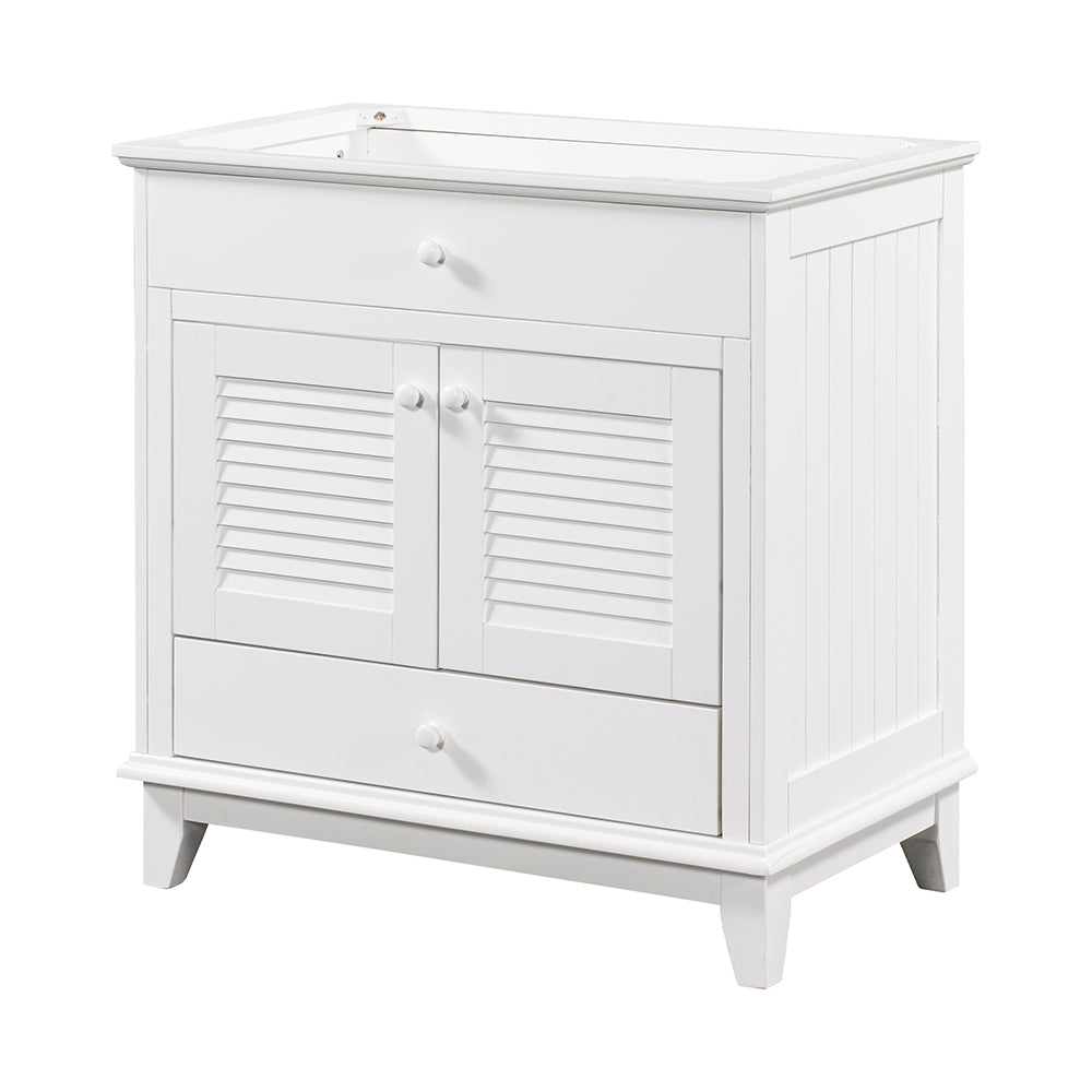 Bathroom Vanity Base - White_4