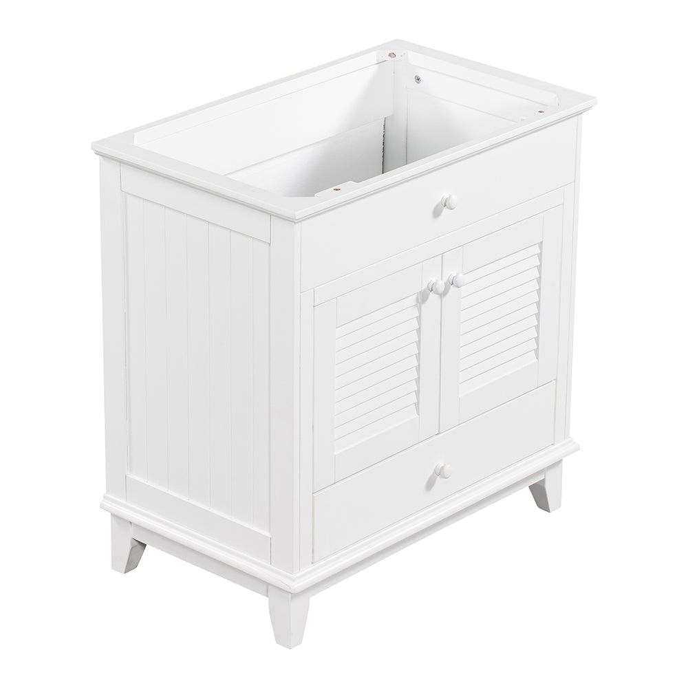 Bathroom Vanity Base - White_3