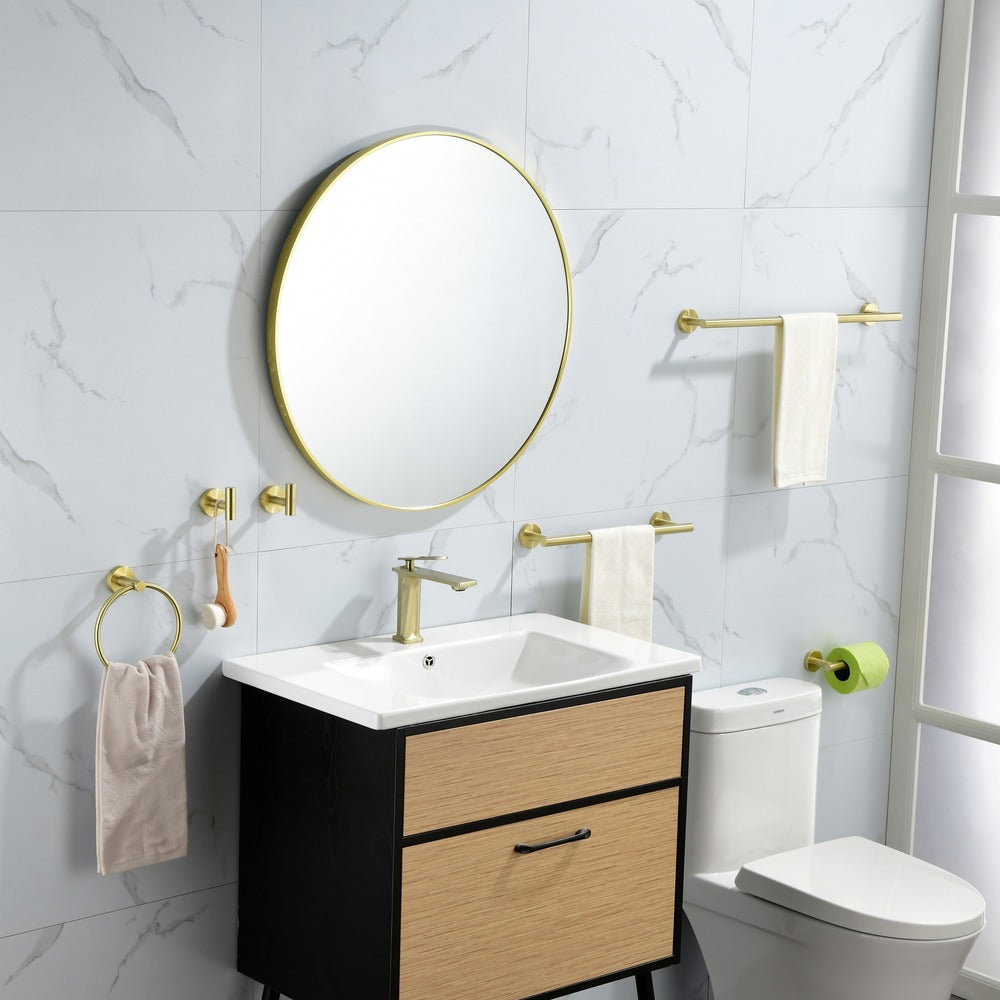 6-Piece Brushed Gold Bathroom Hardware Set_3