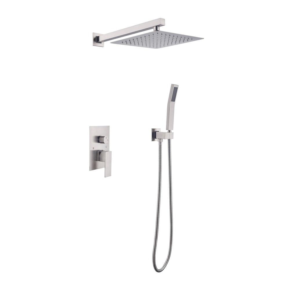 10 Inch Luxury Rain Shower Head Combo Set_1