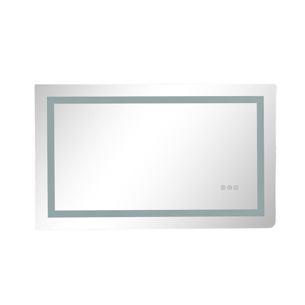 LED Bathroom Mirror Dimmable Anti-Fog Shatter-Proof_0