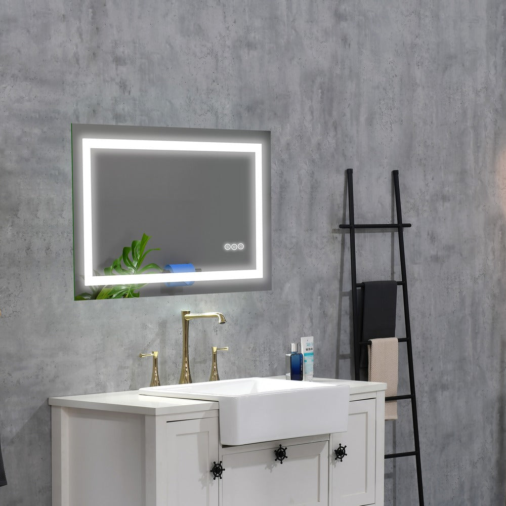 LED Bathroom Mirror Dimmable Anti-Fog Shatter-Proof_7