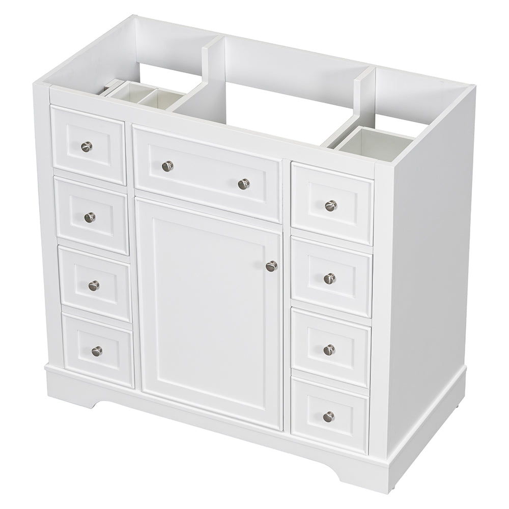 36 Inch Bathroom Vanity Base -  White_4