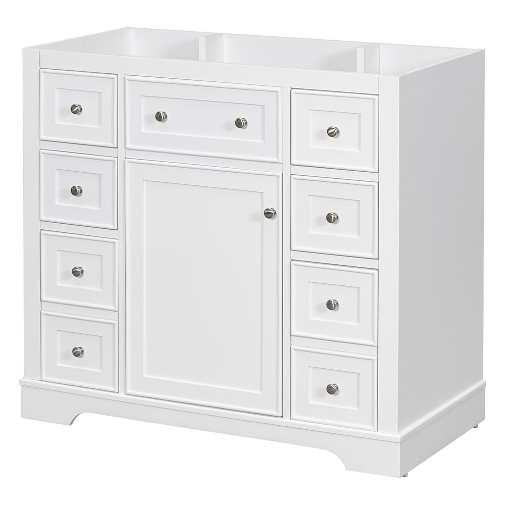 36 Inch Bathroom Vanity Base -  White_3