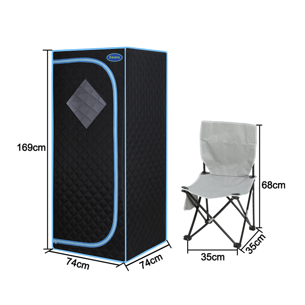 Full Size Portable Steam Sauna Tent with Remote_8