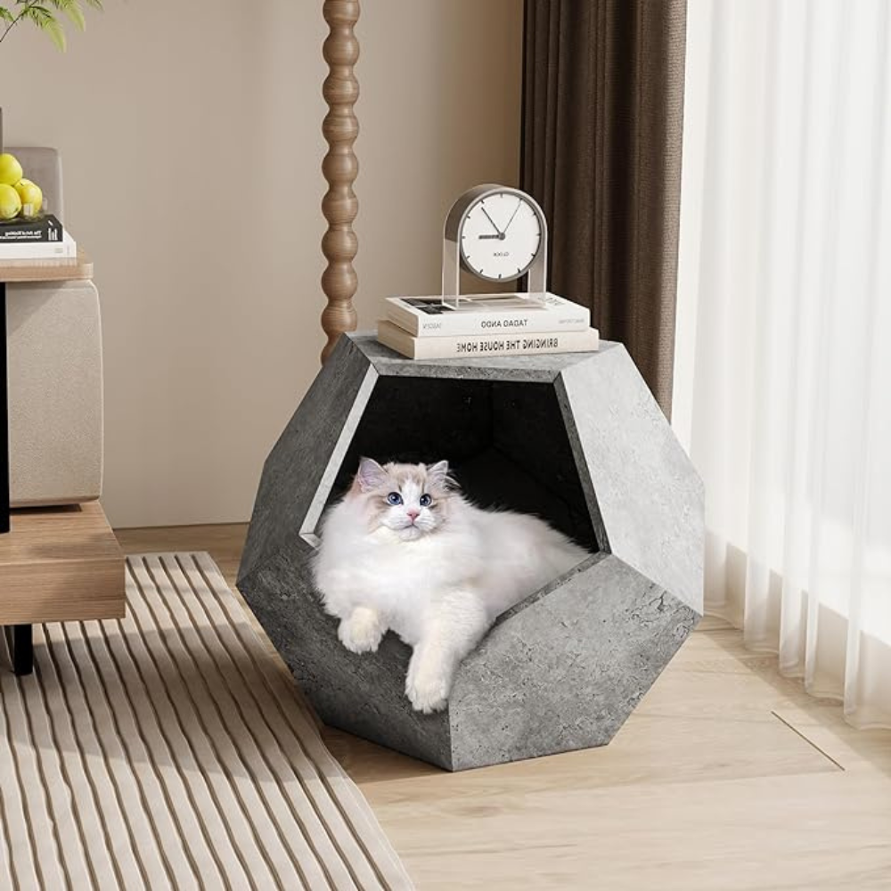 Multifunctional Modern Cat Litter Side Table_1