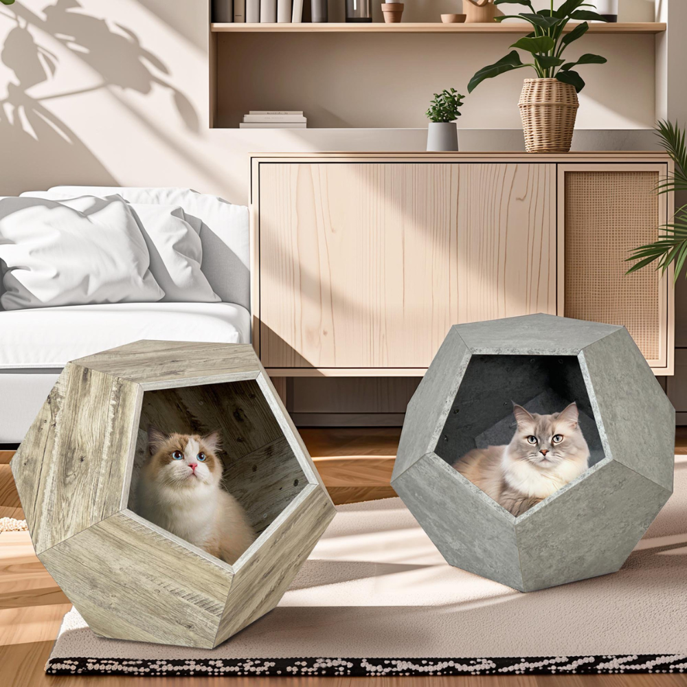 Multifunctional Modern Cat Litter Side Table_2