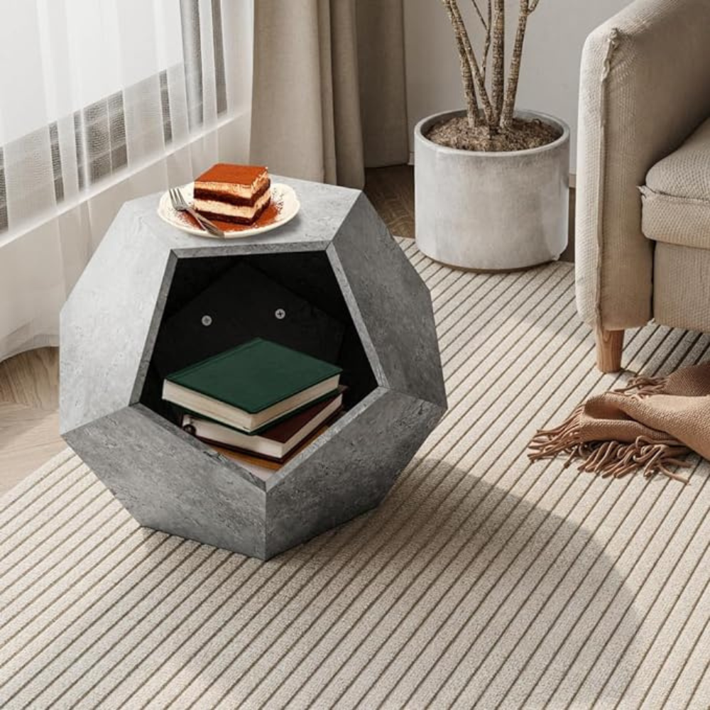 Multifunctional Modern Cat Litter Side Table_4