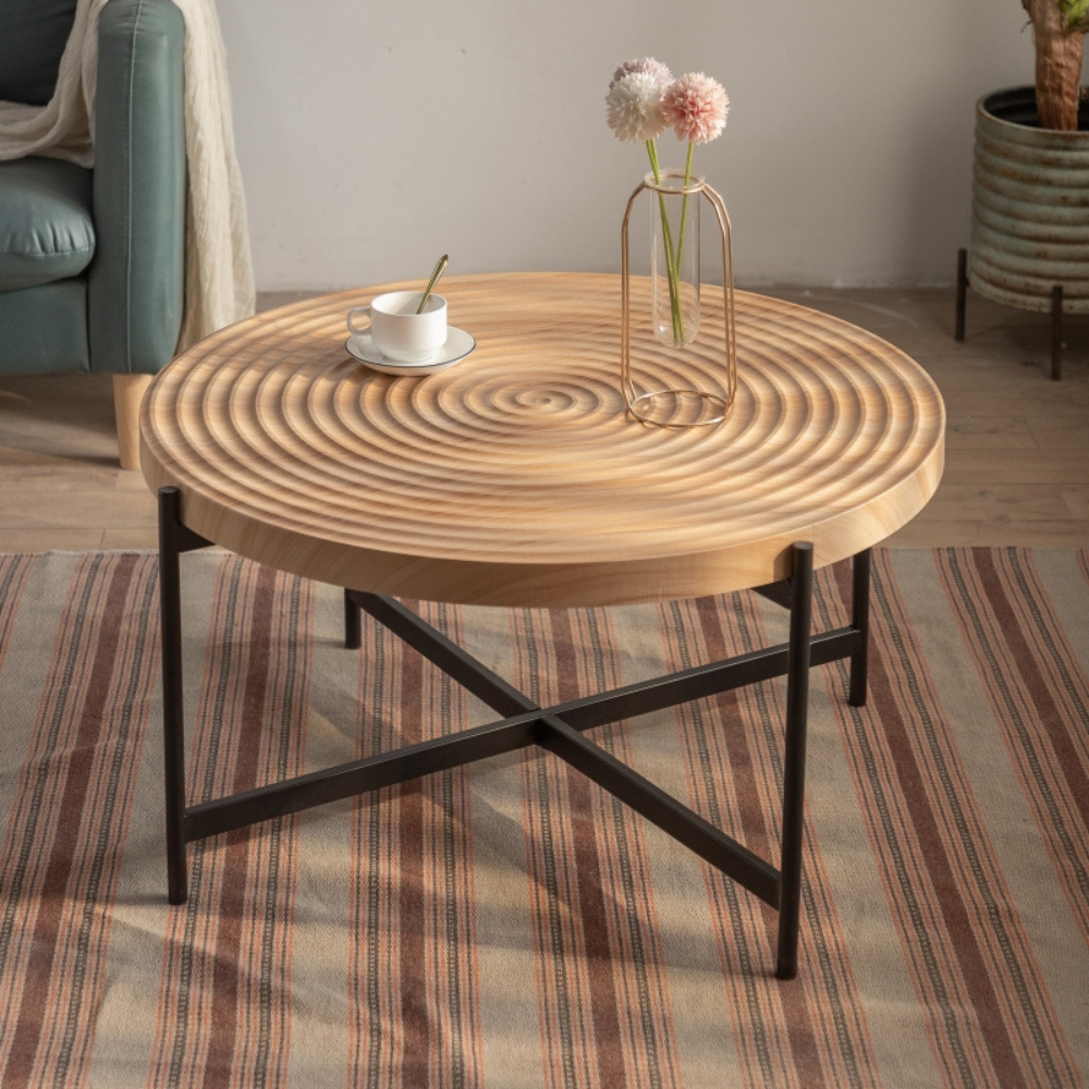 Contemporary Round Coffee Table_1