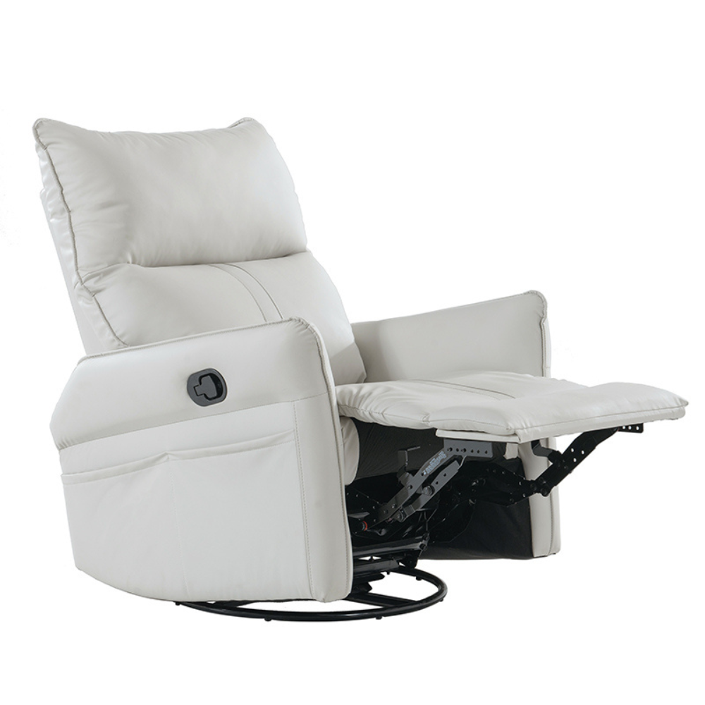 360° Swivel Rocker Recliner Chair with Side Pocket_5