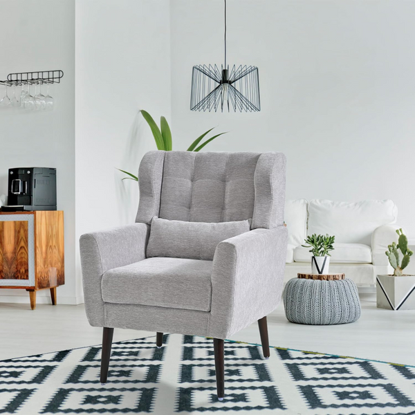 Chic Chenille Modern Accent Chair_0