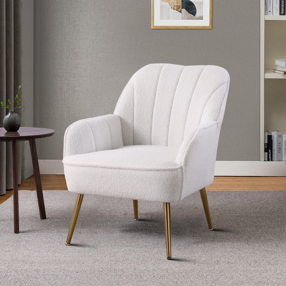 Gold-Legged Ivory Accent Chair_1