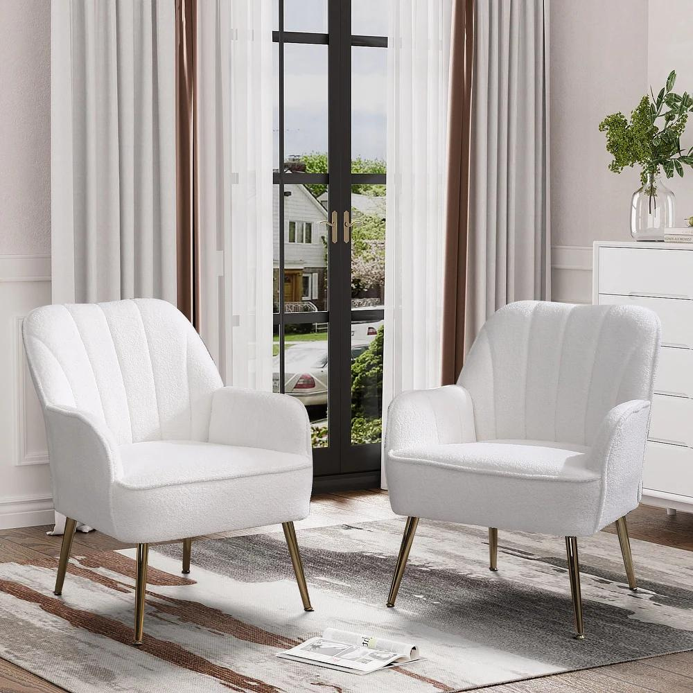 Gold-Legged Ivory Accent Chair_2