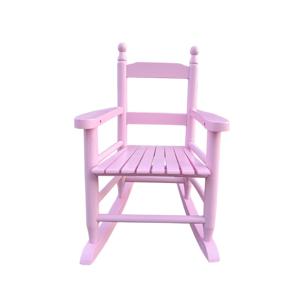 Light Pink Kids' Rocking Chair Indoor Outdoor_4