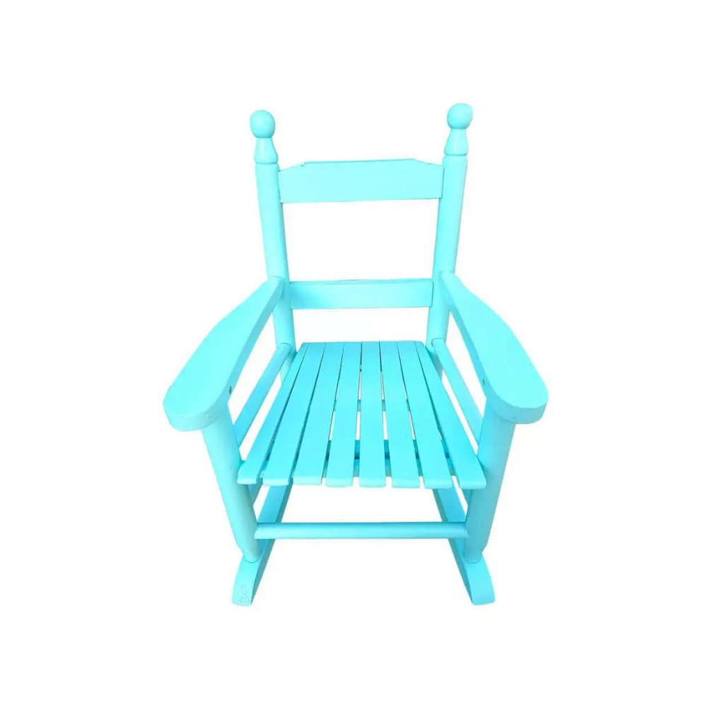 Rocking Light Blue Children's Chair_2