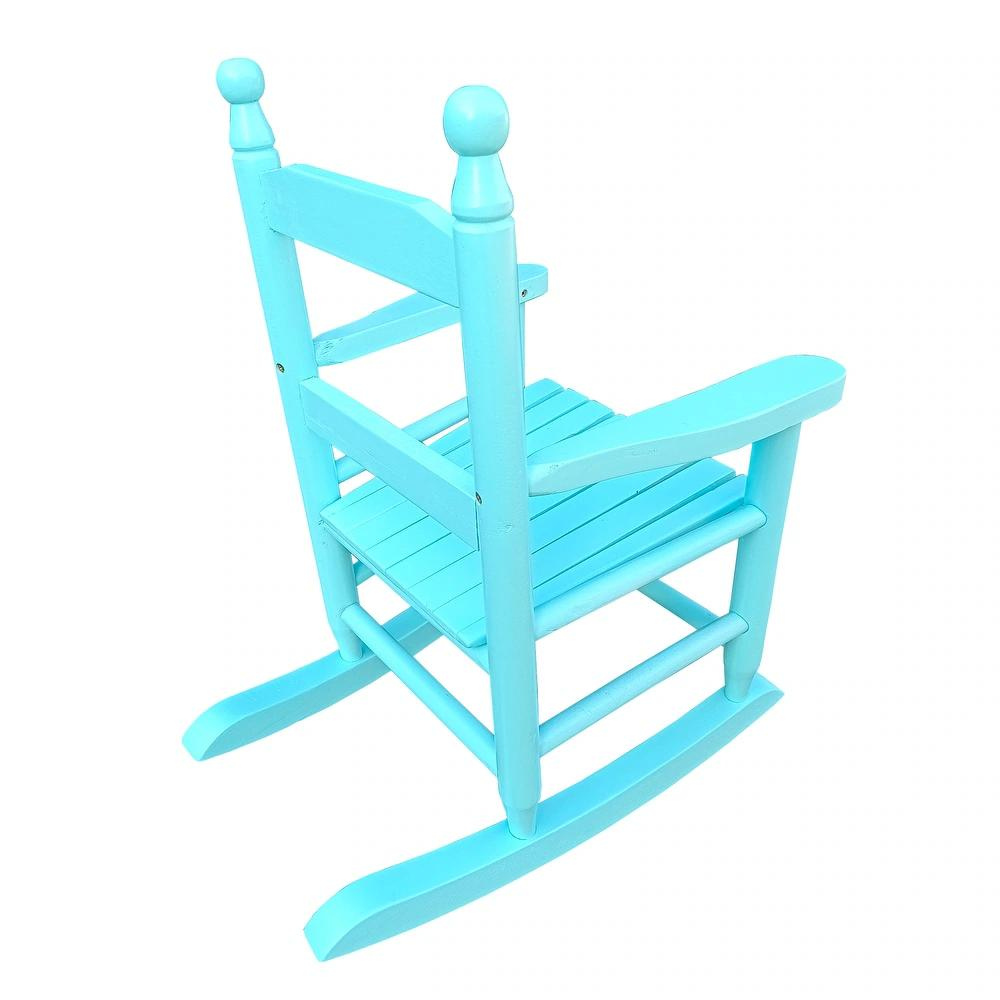 Rocking Light Blue Children's Chair_3