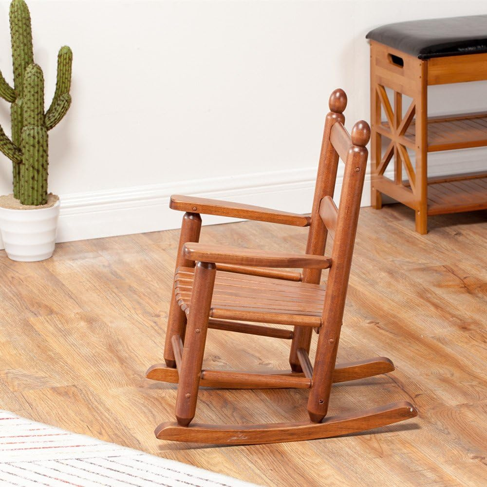 Kid's Rocking Oak Chair_1