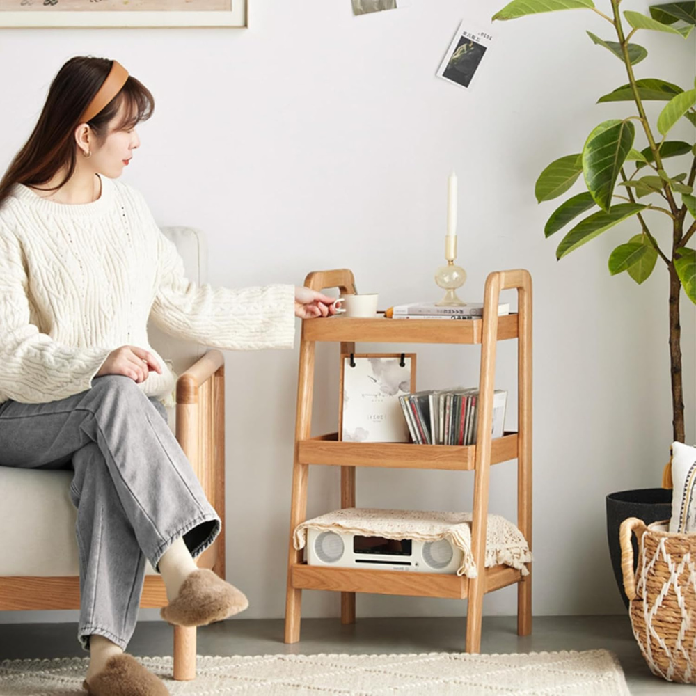 3-Tier Wood Shoe Rack and Storage Bench_3