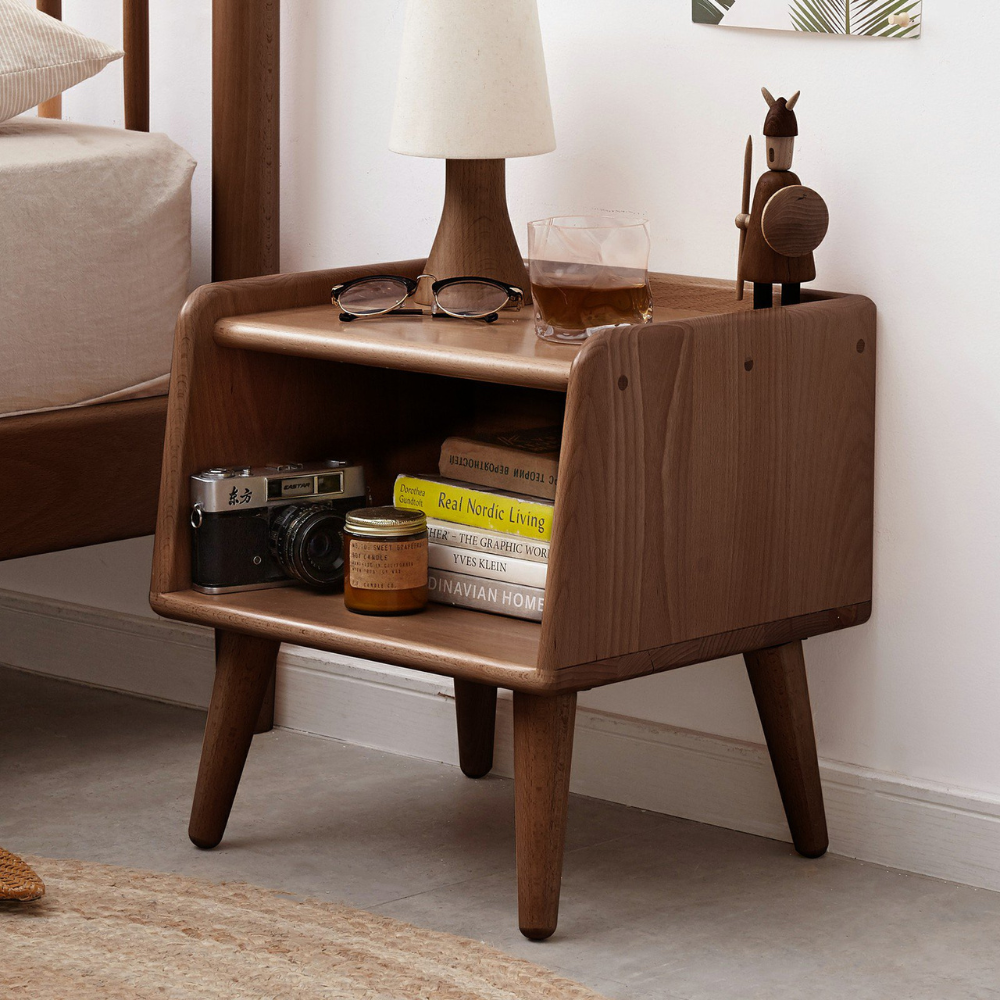 Modern Solid Wood Nightstand_1