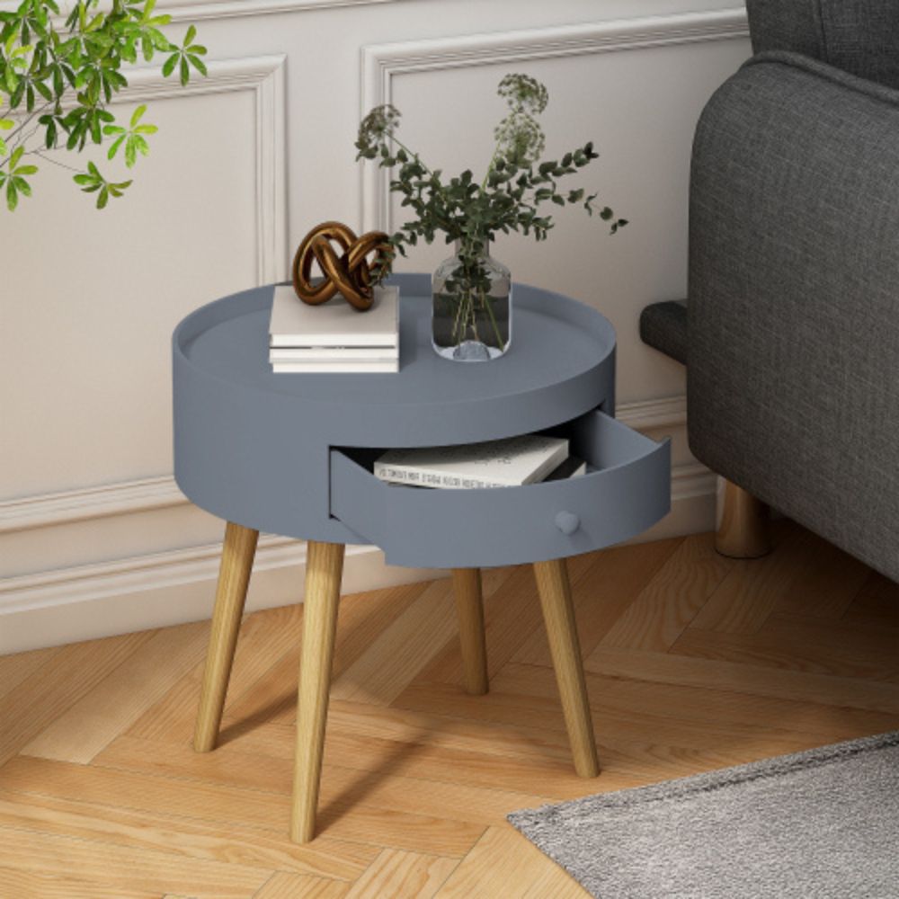 Stylish Modern Coffee Table with Drawer_0