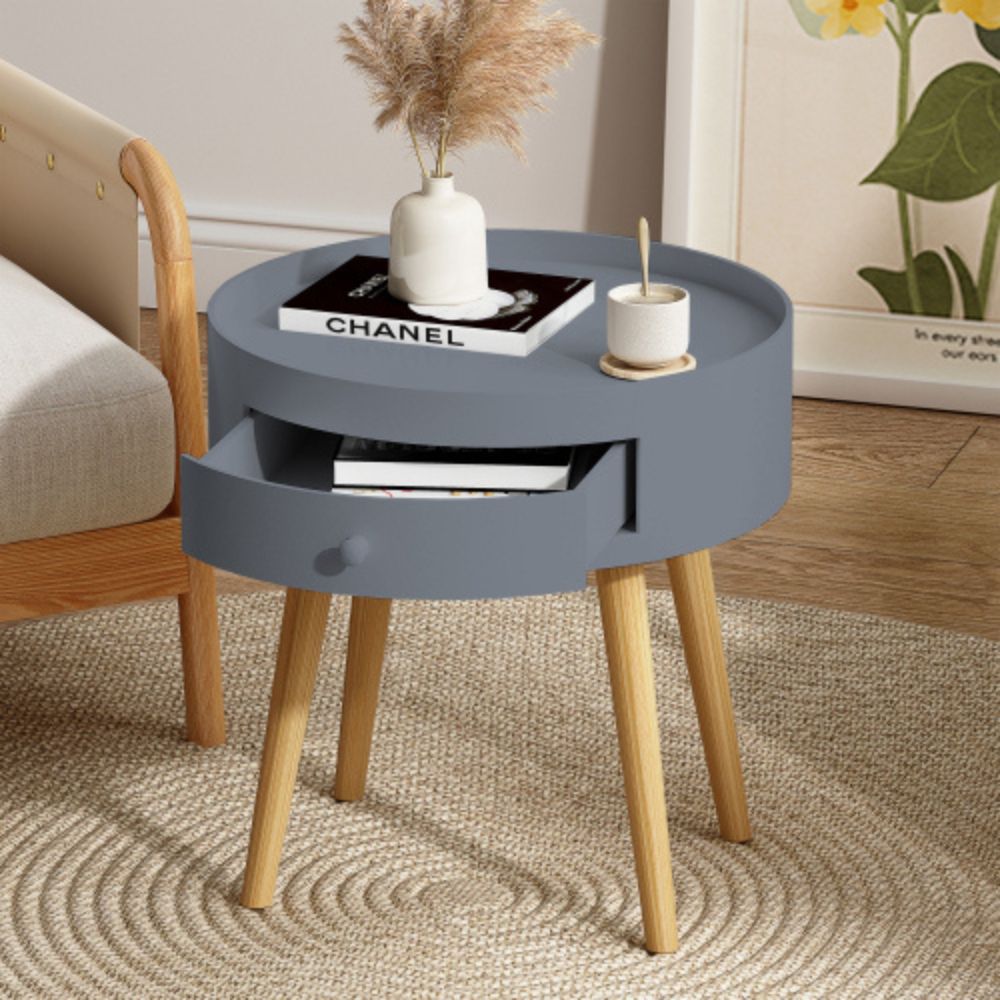 Stylish Modern Coffee Table with Drawer_1