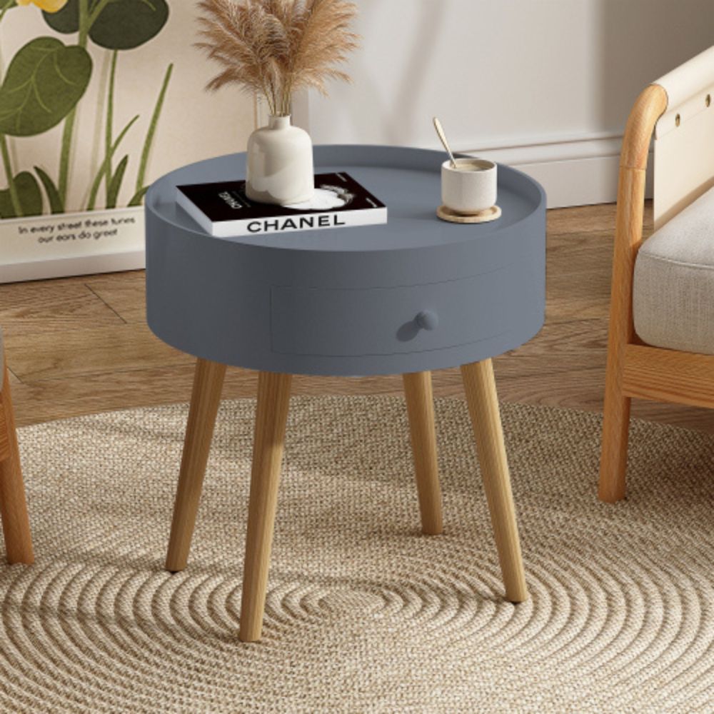 Stylish Modern Coffee Table with Drawer_3