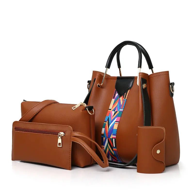 4pcs Zipper Women Bag - Vendys Store
