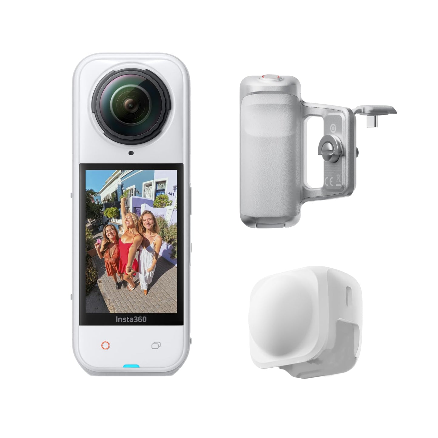 Insta360 X5 - Waterproof 8K 360° Action Camera, Leading Low Light, Invisible Selfie Stick Effect, Rugged and Replaceable Lens, 3-Hour Battery, Built-in Wind Guard, Stabilization, Triple AI Chip Design