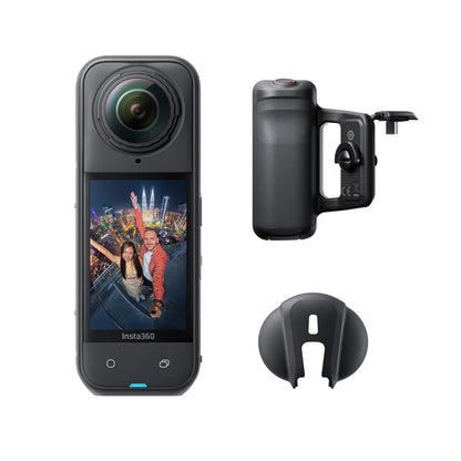Insta360 X5 - Waterproof 8K 360° Action Camera, Leading Low Light, Invisible Selfie Stick Effect, Rugged and Replaceable Lens, 3-Hour Battery, Built-in Wind Guard, Stabilization, Triple AI Chip Design