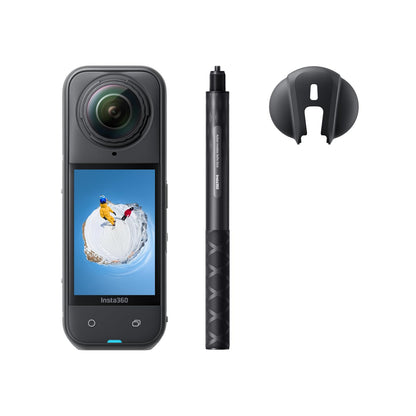 Insta360 X5 - Waterproof 8K 360° Action Camera, Leading Low Light, Invisible Selfie Stick Effect, Rugged and Replaceable Lens, 3-Hour Battery, Built-in Wind Guard, Stabilization, Triple AI Chip Design