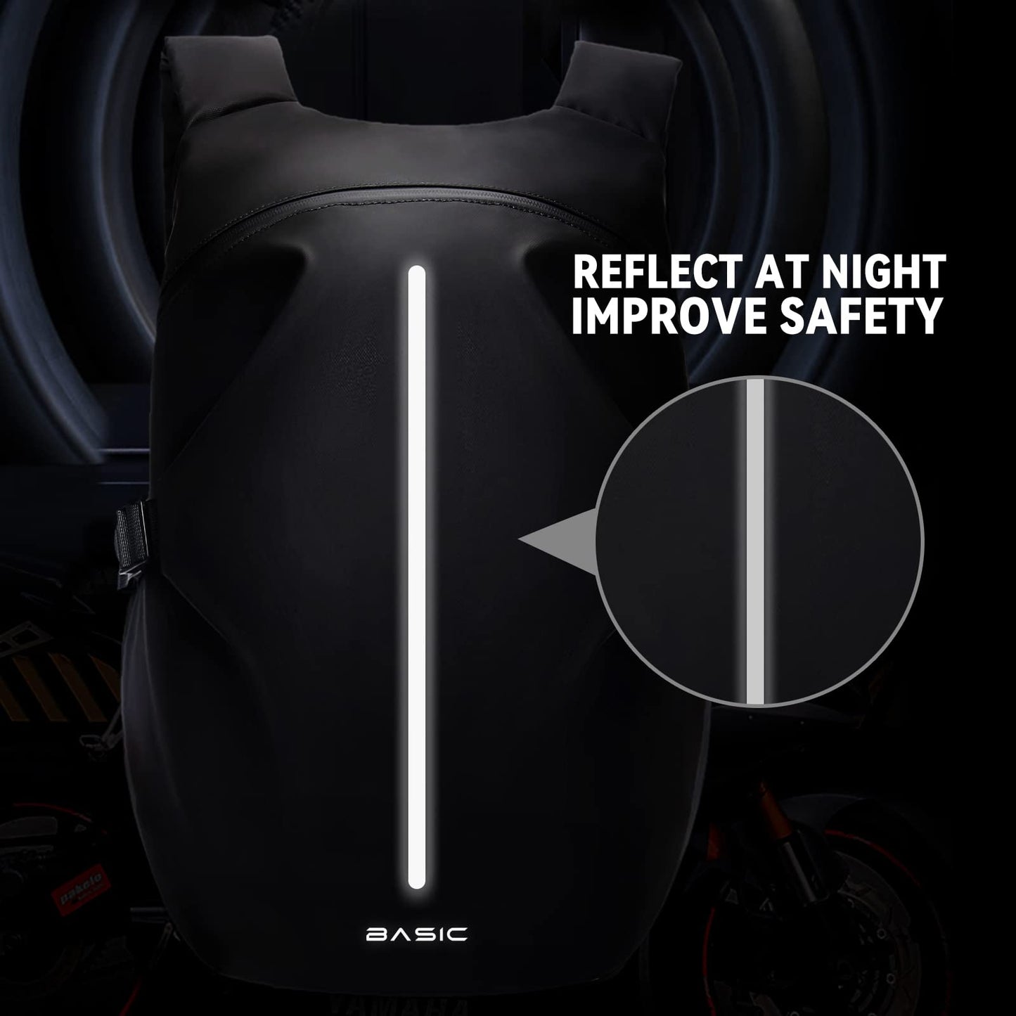 Motorcycle Backpack, Motorcycle Backpacks for Men and women, Waterproof Motorcycle Backpack, Helmet Bag Bookbag for riding, Outing