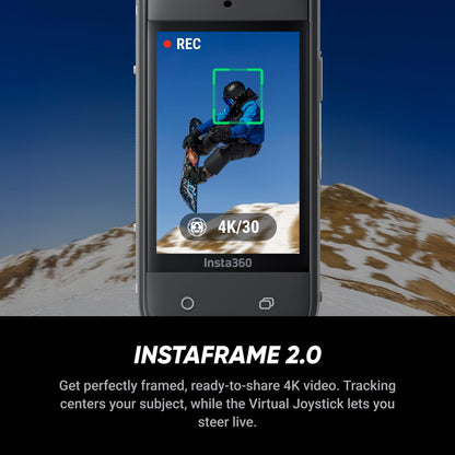 Insta360 X5 - Waterproof 8K 360° Action Camera, Leading Low Light, Invisible Selfie Stick Effect, Rugged and Replaceable Lens, 3-Hour Battery, Built-in Wind Guard, Stabilization, Triple AI Chip Design
