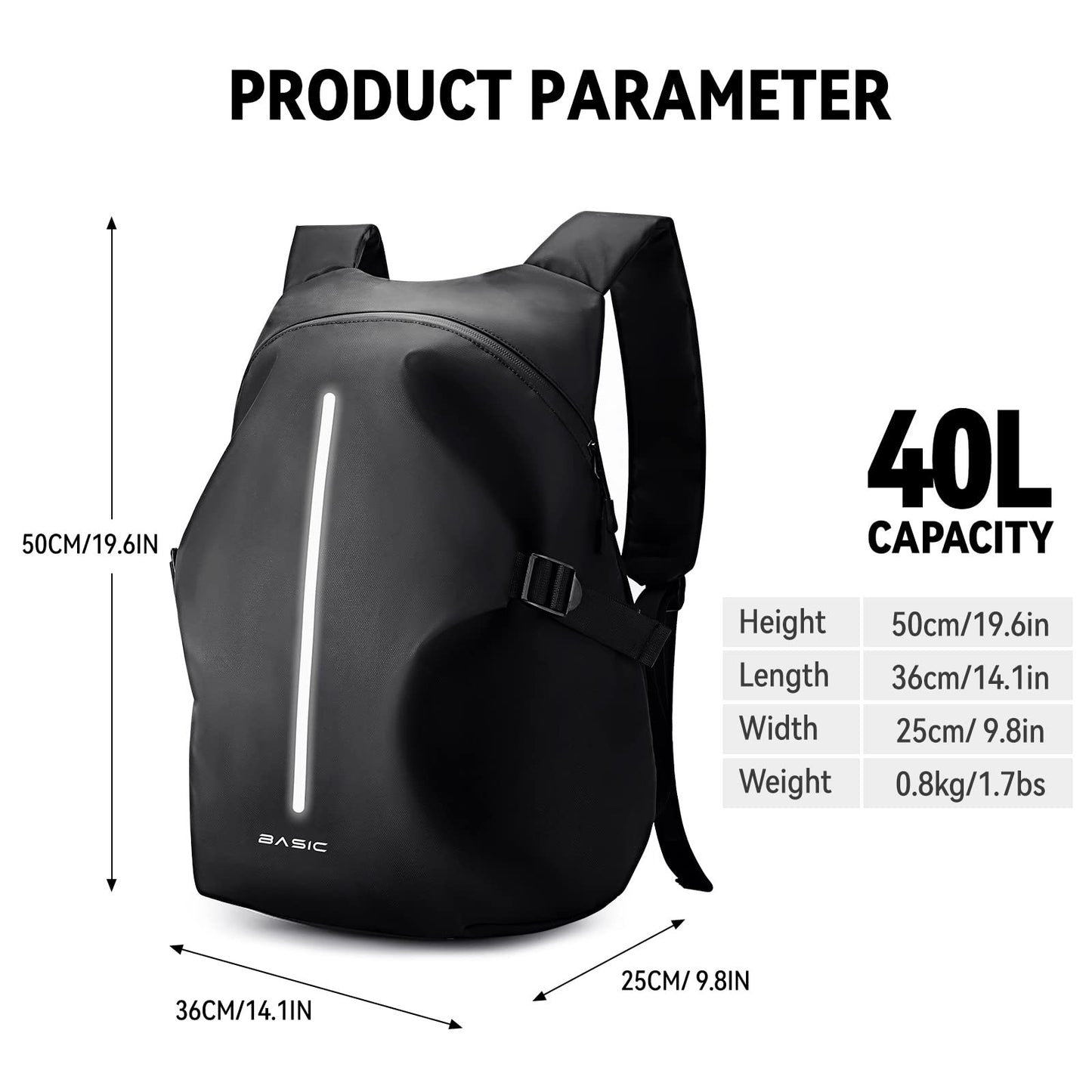 Motorcycle Backpack, Motorcycle Backpacks for Men and women, Waterproof Motorcycle Backpack, Helmet Bag Bookbag for riding, Outing