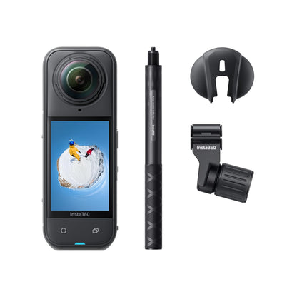 Insta360 X5 - Waterproof 8K 360° Action Camera, Leading Low Light, Invisible Selfie Stick Effect, Rugged and Replaceable Lens, 3-Hour Battery, Built-in Wind Guard, Stabilization, Triple AI Chip Design