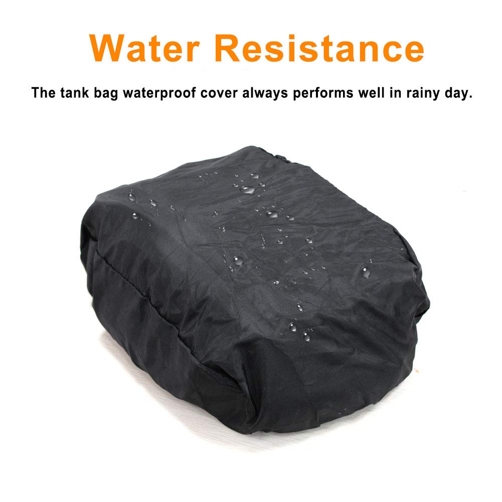 Dracarys Motorcycle Tank Bag - Oxford Saddle Black Motorbike Bag - Strong Magnetic Bag for Honda Yamaha Suzuki Kawasaki Harley