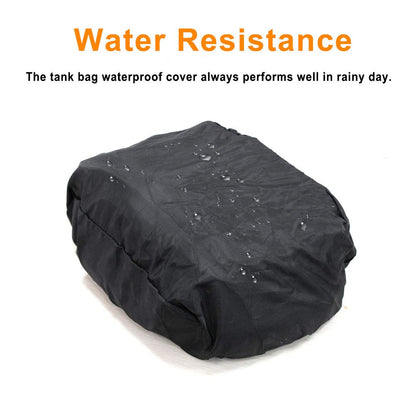Dracarys Motorcycle Tank Bag - Oxford Saddle Black Motorbike Bag - Strong Magnetic Bag for Honda Yamaha Suzuki Kawasaki Harley