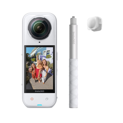 Insta360 X5 - Waterproof 8K 360° Action Camera, Leading Low Light, Invisible Selfie Stick Effect, Rugged and Replaceable Lens, 3-Hour Battery, Built-in Wind Guard, Stabilization, Triple AI Chip Design