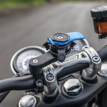 Quad Lock Motorcycle Handlebar Mount Kit with Vibration Dampener and MAG Phone Case for iPhone 17 Pro Max