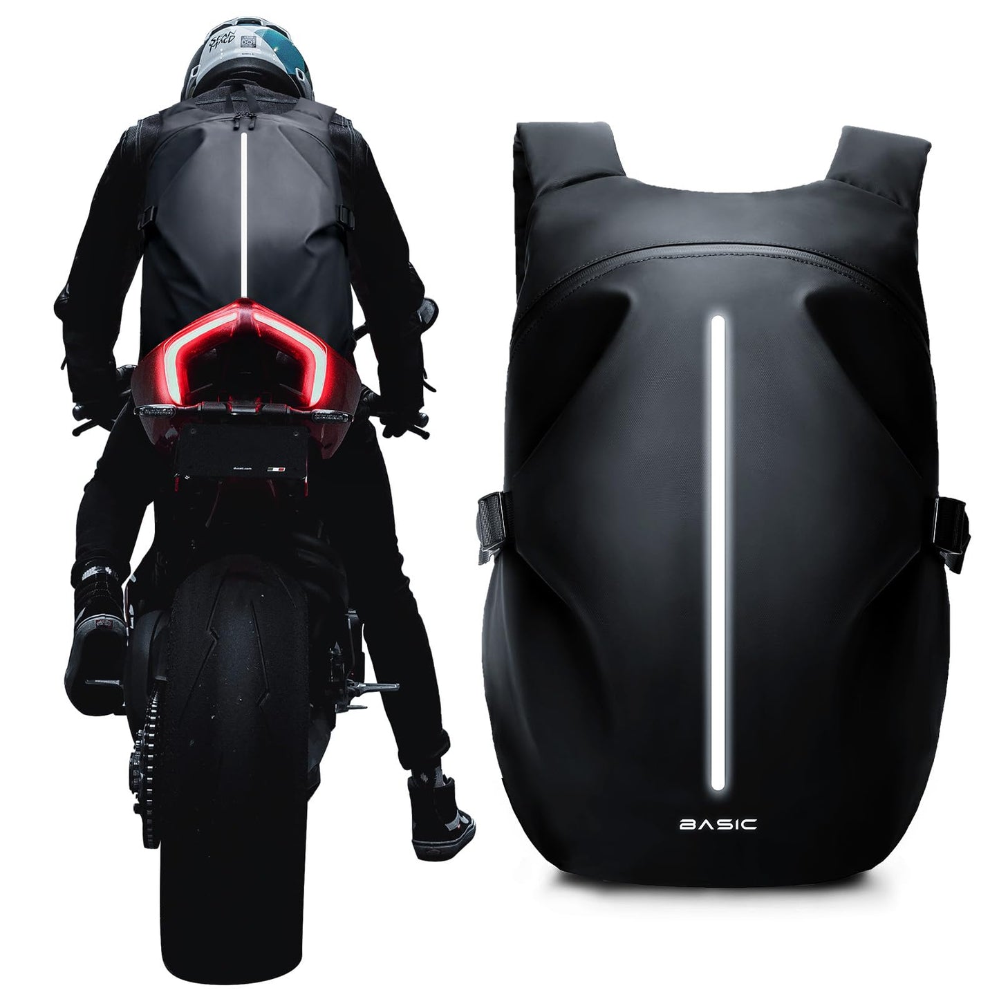 Motorcycle Backpack, Motorcycle Backpacks for Men and women, Waterproof Motorcycle Backpack, Helmet Bag Bookbag for riding, Outing