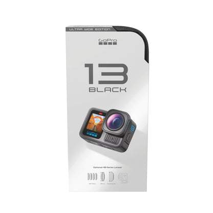 GoPro HERO13 Black - Waterproof Action Camera with 5.3K60 Video, 27MP Photo + Compatability with HB-Series Lenses