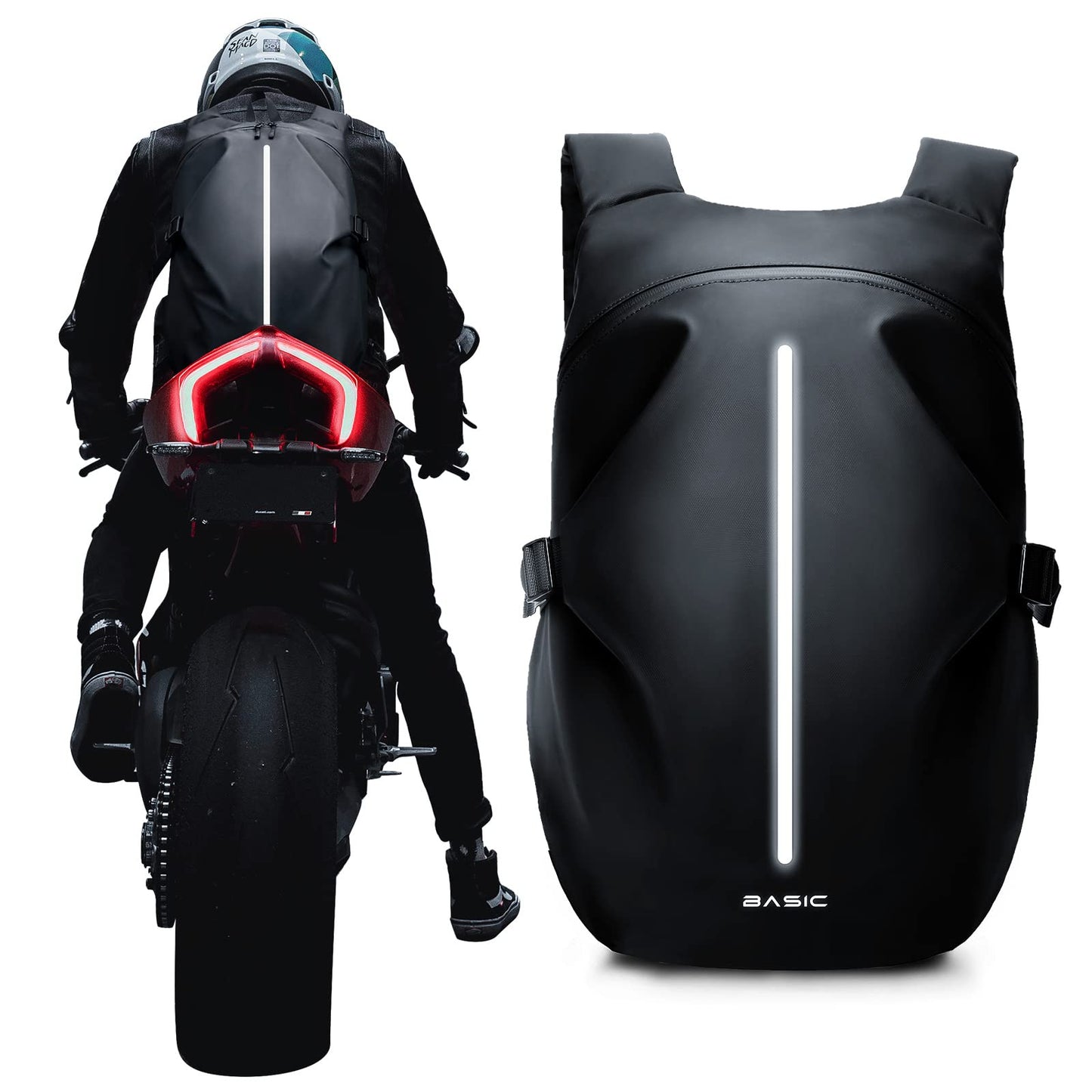 Motorcycle Backpack, Motorcycle Backpacks for Men and women, Waterproof Motorcycle Backpack, Helmet Bag Bookbag for riding, Outing